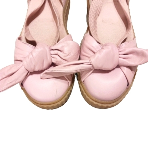 Puma x Fenty by Rihanna Platform Ballerina Shoes Tie Up Sandals - Picture 5 of 10